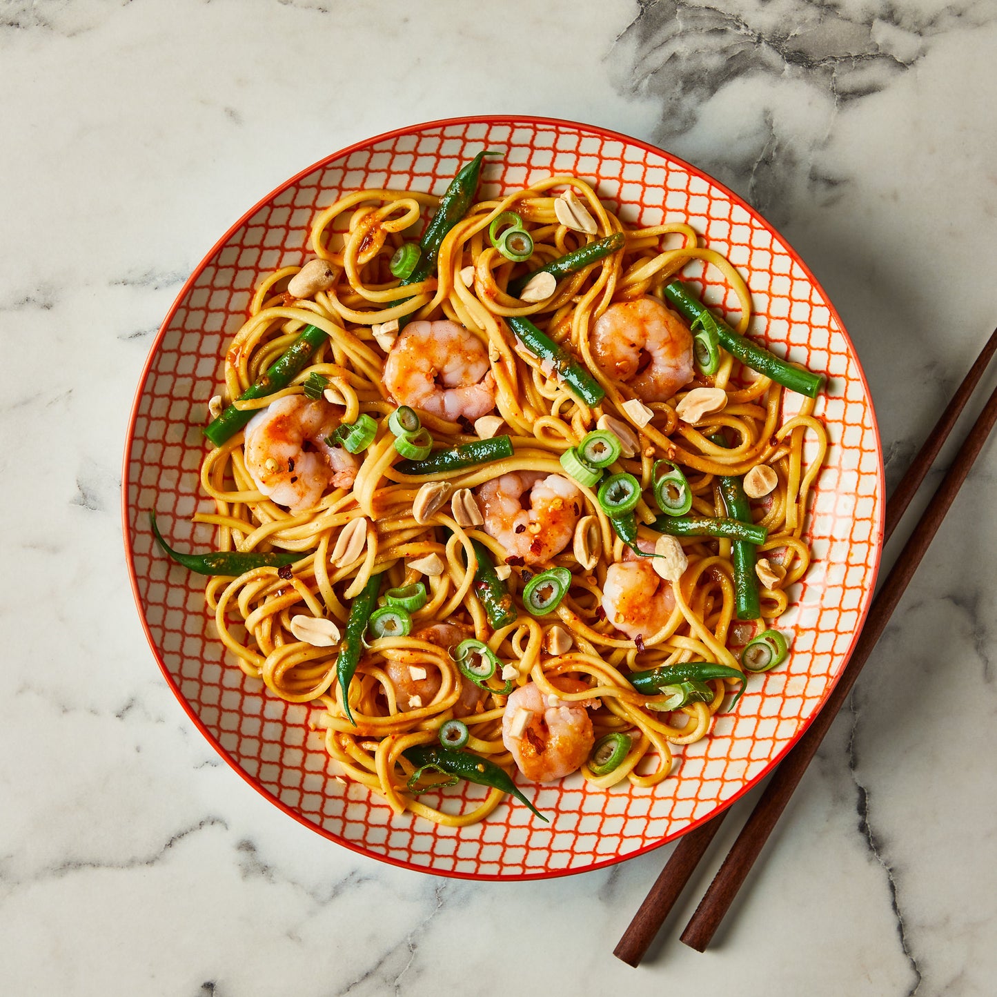 Noodles de camarão