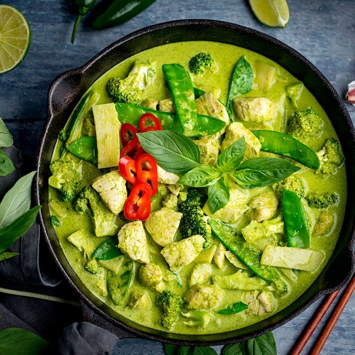 Caril verde tailandês